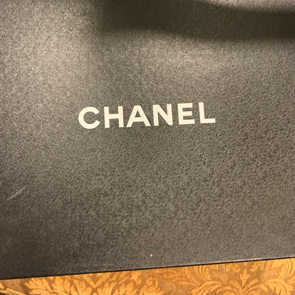CHANEL booties with chain link